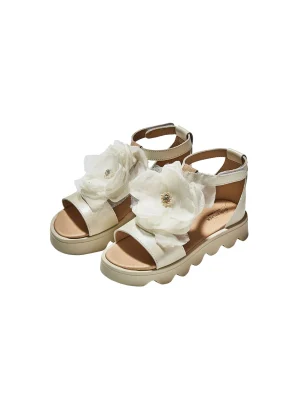 babywalker_chiffon_flower_0.webp Babywalker Chiffon Flower Sandal<Tutu du Monde Best Sale