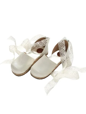 babywalker_vintage_ribbon_0.webp Babywalker Vintage Ribbon Lace Up Sandal<Tutu du Monde Discount