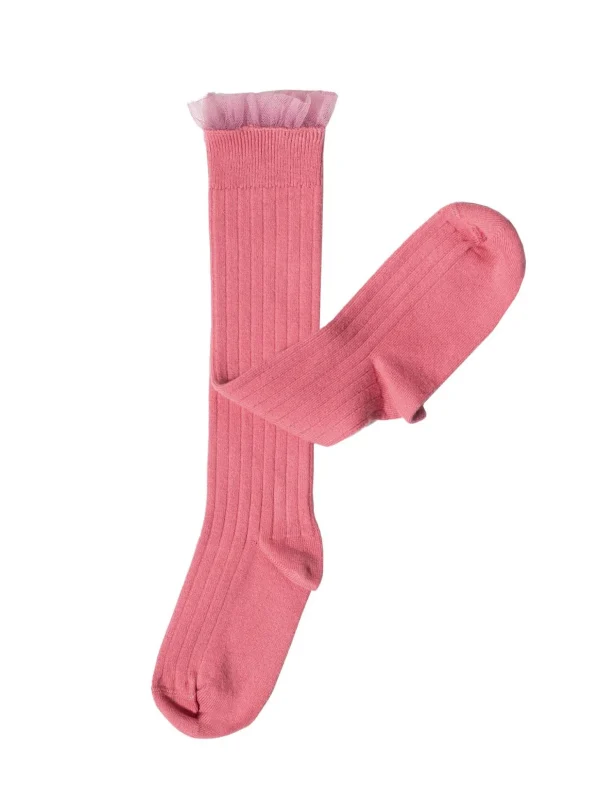 collegien_manon_tulle_kne_0-3.webp Collegien Manon Tulle Knee Socks<Tutu du Monde Best Sale