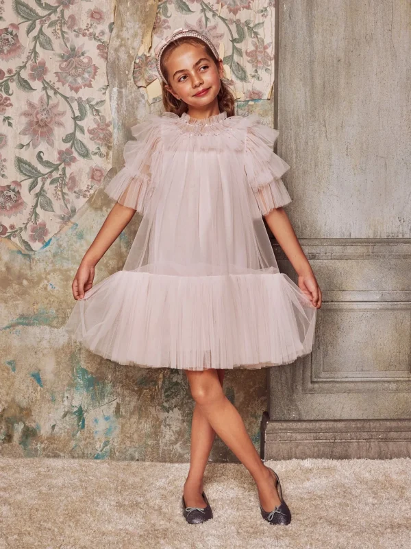 evergreen_tulle_dress_1.webp Evergreen Tulle Dress<Tutu du Monde Hot