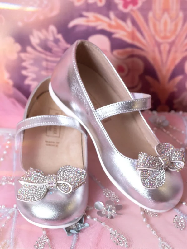 Single Strap Swarovski Crystal Bow Ballerinas<Tutu du Monde Best Sale