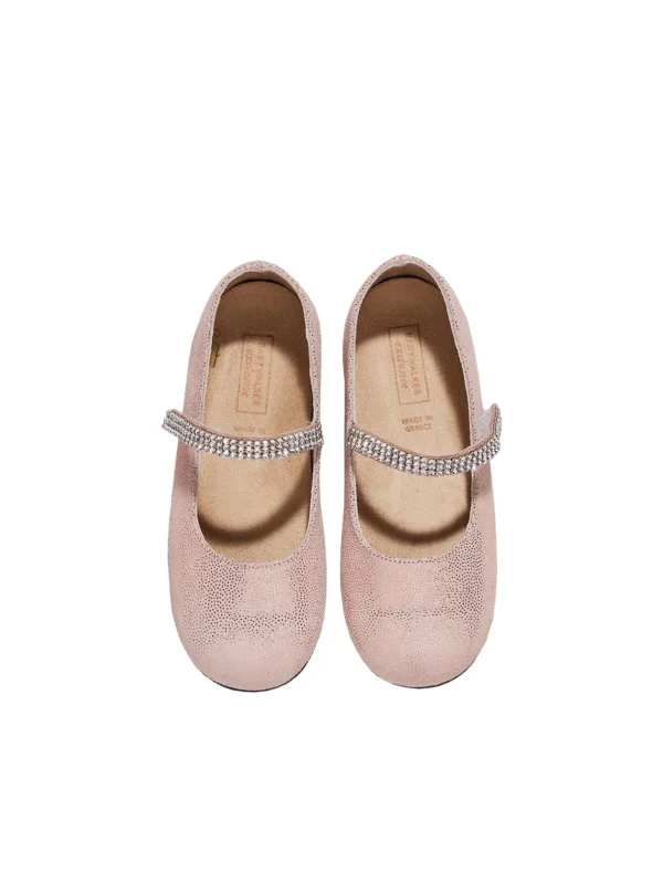 Single Strap Swarovski Crystal Embellished Ballerinas<Tutu du Monde Shop